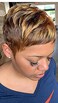 Short Blonde Hair Wig Synthetic Wigs for Black/White Women Short Blonde Wigs with Bangs