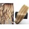Real Human Hair Clip on Hair Extensions Thick 7pcs 120g Set Silky Straight Top Grade 7A Clip in Hair for Fashion women(#27/613, 16inches)