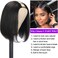U Part Human Hair Wig Straight Bob Wig Human Hair For Black Women 12 inch Brazilian Remy Hair Short Bob Human Hair Wigs Clip in U Part Wig Hair Extensions Natural Black Color