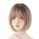 Blonde Short Bob Wig Straight Rose Golden Bob Wig with Bangs Synthetic Straight Bob Wig for Women Natural Looking for Daily Use (Rose Gold)