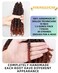 10 Inches 7 Packs Pre Looped Pretwisted Passion Twist Crochet Hair for Black Women and Kids-Ombre Ginger Soft Hair Extensions Braided by Synthetic Spring Kinky Twist Bohemian Curl(10"-7 Packs,T1B/350)