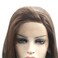 Synthetic Lace Front Wigs Brown Long Silky Straight Free Part 180% Density Half Hand Tied Heat Resistant Fiber Hair for Women 24'' &hellip;