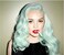 Green Blue Lace Front Wig - Body Wave Synthetic Lace Front Wigs For Women 180% Density Half Hand Tied Heat Resistant Fiber Hair 24''