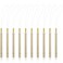 Chinco 10 Pack Wooden Hair Extension Loop Needle Threader Pulling Hook Tool and Bead Device Tool for Hair or Feather Extensions (Loop Tools)