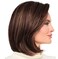 Raquel Welch Flying Solo Shoulder-Length Page Boy Wig, 100% Hand Tied by Hairuwear, Petite-Average Cap, RL4/6 Black Coffee