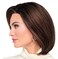 Raquel Welch Flying Solo Shoulder-Length Page Boy Wig, 100% Hand Tied by Hairuwear, Petite-Average Cap, RL4/6 Black Coffee