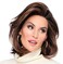 Raquel Welch Flying Solo Shoulder-Length Page Boy Wig, 100% Hand Tied by Hairuwear, Petite-Average Cap, RL4/6 Black Coffee