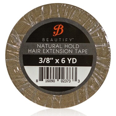 Natural Hold 6 yard Hair Extension Tape Roll by Walker (3/8" x 6 Y)