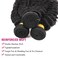 Human Hair Bundles Deep Wave Human Hair One Bundle Deals 18inch Brazilian Virgin Hair Bundls Deep Wave Human Hair Bundles for Black Woman 100% Unprocessed Hair Bundle Weave Natural Black