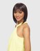 Slim Lite Fashion Wigs Medium Short Length Straight Style with Bang Heat Wave Synthetic Hair Wig - SLB TWO (F4/30)