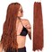 Long Micro 3X Pre-Looped Synthetic Zizi Braids 10 Packs/Lot 28 Inch 50g/Pack Color Thin Small Box Braid Crochet Hair Twist Fiber Hair Micro Zizi box Braiding Hair Extension(350)