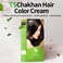 TS Chakhan Hair Color Cream : No.3 Natural Black, TS Mild Hair Dye is Easy to Use, and Contains NO PPD &amp; NO AMMONIA (#3 Natural Black)