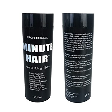 Biggie Sized 57 Gram Bottle Full Of Minute Hair Fibers. Hi Grade Hair Building Fibers. Gargantuan Amount of MEDIUM BROWN Fibers Inside A Compact Size Refillable Bottle. Choose Your Color.