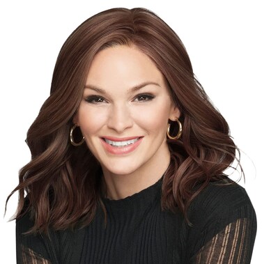 Raquel Welch Wavy Day Shoulder Length Soft Styled Waves By Hairuwear, Average Cap Size, RL6/30 Copper Mahogany