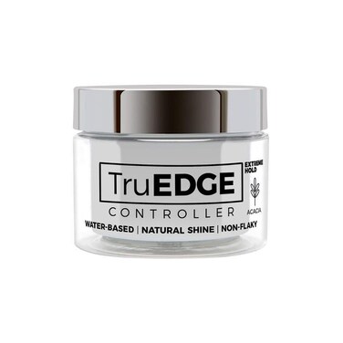 TruEDGE Controller Extreme Hold Water-Based Pomade - Ntaural Shine &amp; Non-Flaky Scented Edge Control - Perfect for Hair-Braiding (Acacia)