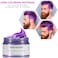 Temporary Purple Hair Color Wax 4.23oz, Instant Hairstyle Mud Cream, Hair Pomades for Party, Cosplay, Nightclub, Masquerade, Halloween.(Purple)