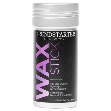 TRENDSTARTER - HAIR WAX STICK (75g) - Frizz Control - Flyaway Control - Firm Hold &amp; Natural Shine Finish for Slick Sleek Sophisticated Styles - Avocado Extract Infused - All-Day Hair Control