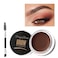 AMAKO eyebrow cream wild eyebrows do not smudge styling pencil gel Europe and the United States eyebrow styling cream solid gel white eyebrow cream eyebrow pencil professional eye makeup (02#Brown)