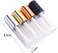10pcs Empty Lip Balm Tubes Transparent Lip Gloss Tube Container with Cap Transparent Cosmetic Sample Container for Lipstick Making