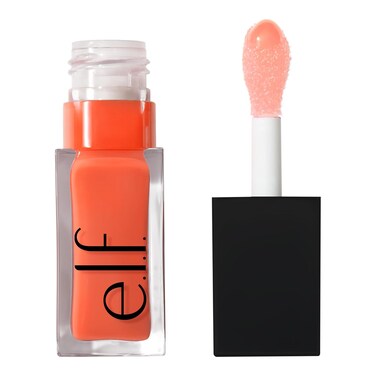 e.l.f. Glow Reviver Lip Oil, Nourishing Tinted Lip Oil For A High-shine Finish, Infused With Jojoba Oil, Vegan &amp; Cruelty-free, Coral Fixation