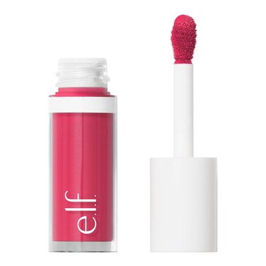 e.l.f. Camo Liquid Blush, Long-lasting Liquid Blush For High-pigment Color, Creates A Soft, Dewy Finish, Vegan &amp; Cruelty-free, Comin' In Hot Pink