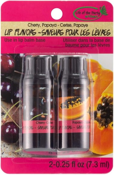 Life of the Party Cherry/Papaya Lip Flavors, 2 Pack, 61024