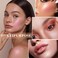 3 Pcs Cream Blush Stick with Brush,Waterproof Multi Cream Blush Stick Makeup,Lightweight,2 in 1 Multi Stick Blush for Cheeks &amp; Lip Tint &amp; Eyeshadow Makeup,Suitable for All Skin
