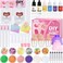 Lip Gloss Making Kit, TSVATE Make Your Own Lip Gloss Kit, 67PCS DIY Lip Gloss Making Supplies, Moisturizing Glitter Lip Kit Lipgloss Making Kits, Lipgloss Sets for Girls Tween Girls Trendy Stuff Women