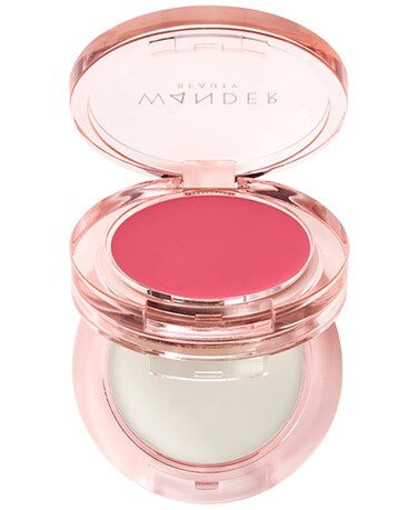 Wander Beauty Double Date Lip &amp; Cheek - Rendezvous/Swipe - 4-in-1 Cream Blush &amp; Tint - Blush, Moisturizer, Balm &amp; Eye Gloss - Multitasking Eye, Cheek &amp; Makeup with Green Tea - 0.07 oz