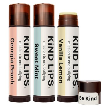 Organic Lip Balm Variety 3 Pack - Moisturizing, Natural, Cruelty-Free for Dry Lips