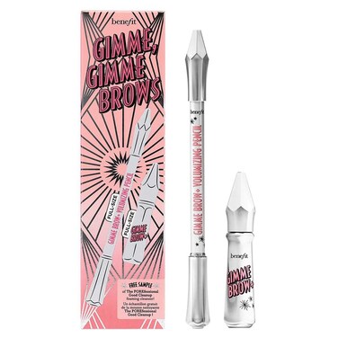 Benefit Gimme Brow Set Includes Full Size Gimme Brow+ Volumizing Pencil &amp; Gel in Warm Deep Brown