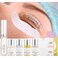 Ecofan Lash Lift Kit, Perming Curling Lifting Eyelash Perm Kit   Professional Semi Permanent for Salon Includes Eye Shields, Pads and Accessories