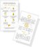 Spanish Lash Aftercare Instructions   50pk   Cuidado Posterior de la Extensi&oacute;n de Pesta&ntilde;as   2 x 3.5&rdquo; inch Card for clients   Eyelash Extension Supplies marble gold beautiful, 2-3 week refills fillers