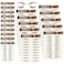 20 Sheets Eyebrow Tattoo Waterproof Eyebrow Sticker, 4D Hair Like Natural Fake Tattoo Eyebrows Peel Off Instant Transfers Brows Shaper Eyebrow Makeup Sticker for Women Girls, Variety Black/Brown