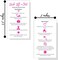 Lash Lift + Tint Aftercare Instruction Cards   50 Pack   2 x 3.5&rdquo; inches Business Card Size   Eyelash Lift and Tint Kit at Home DIY aftercare Supplies   White with Pink Icon Design