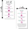 Lash Lift Aftercare Instruction Cards   50 Pack   2 x 3.5&rdquo; inches Business Card Size   Starter Eyelash Lift Kit at Home DIY aftercare Supplies   White with Pink Icons Design