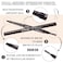 3 Pcs Waterproof Eyebrow Pencil,Longwearing Eyebrow Pen Makeup with Brush,Smudge Proof Brow Pen,Eye Brow Pencils for Women Daily Eye Makeup（Black）