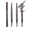 3 Pcs Waterproof Eyebrow Pencil,Longwearing Eyebrow Pen Makeup with Brush,Smudge Proof Brow Pen,Eye Brow Pencils for Women Daily Eye Makeup（Black）