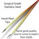 Mini Slant Tweezers - Best Tweezers for Eyebrow, Facial Hair Removal and your Precision Needs (Sherbet)