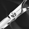 AOLANDUO Hair Cutting Scissor-Extremely Sharp-Offset Design Using Japanese VG10 Stainless Steel Hair Scissor for Barbers &amp; Salon Stylists- Smooth Motion Fine Craftsmanship Barber Scissor