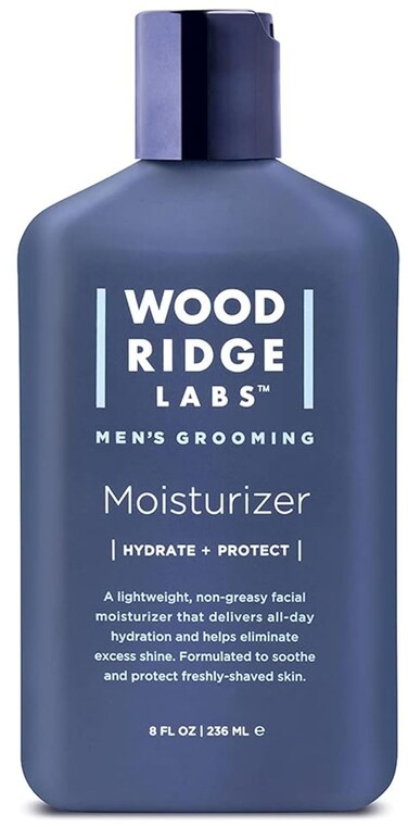 Wooridge Labs Men's Grooming Facial Moisturizer with Vitamin E &amp; Niacinamide - Soothes Freshly Shaved Skin   Lightweight, All-Day Hydration   Non-Greasy   Paraben &amp; Cruelty Free   Made in USA (8 oz)