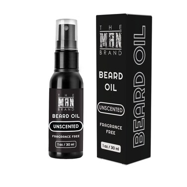 Unscented Beard Oil &ndash; Natural Leave-In Conditioner for Men, Fragrance Free Beard Oil for Styling and Care, Perfect for Sensitive Skin (1 Ounce, Unscented)