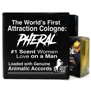 Pheral: Attraction Cologne contains animalic accords women can't get enough of on a man - Pheromone Infused Men's Cologne - 30mL