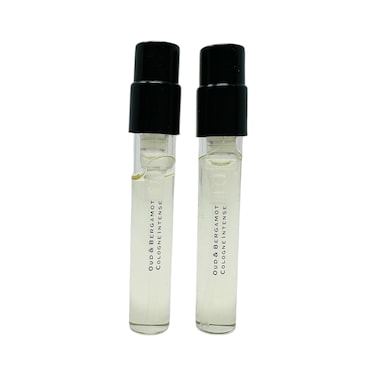 2 J.Malone's Oud &amp; Bergamot Cologne Intense Spray Sample Vial 0.05 fl.oz./ 1.5ml each