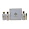 Jo Milano Game of Spades Royale 4-Piece Gift Set Unisex, (3.4 Oz Parfum Spray + 6.8 Oz Body Cleanser + 6.8 Oz Body Cream + 0.27 Oz Refillable Atomizer)
