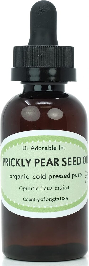 Dr Adorable - 2 oz with Dropper - Prickly Pear Seed Oil - 100% Pure Natural Organic Cold Pressed