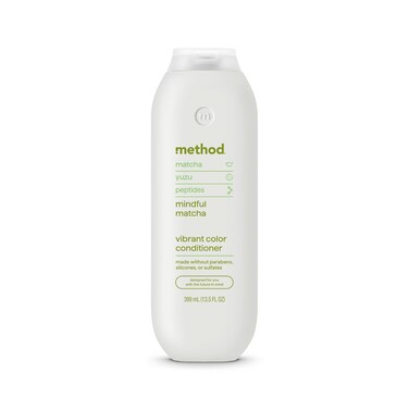 Method Color Protect Conditioner, Mindful Matcha, Matcha + Yuzu + Jasmine notes, 13.5oz