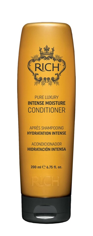 RICH Moisture Conditioner for Damaged &amp; Dry Hair - Moisturizing &amp; Smoothing, Anti-frizz, Prevents Split Ends - Marula Oil &amp; Cherry Blossom Extract - 6.75 oz