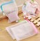 10PCS Double Layer Bubble Foam Net Exfoliating Mesh Soap Saver Pouch Drawstring Holder Bags Body Facial Cleaning Tool(Color Random)
