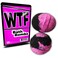 WTF Bath Bombs - XL Bath Fizzers for Women - Giant, pink and black, Handcrafted, 2 pk